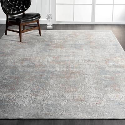 KALATY Dalton Sterling/Pewter Abstract Area Rug