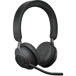 Jabra Evolve2 65 MS (Kabellos, USB-C, Microsoft Teams), Office Headset, Schwarz