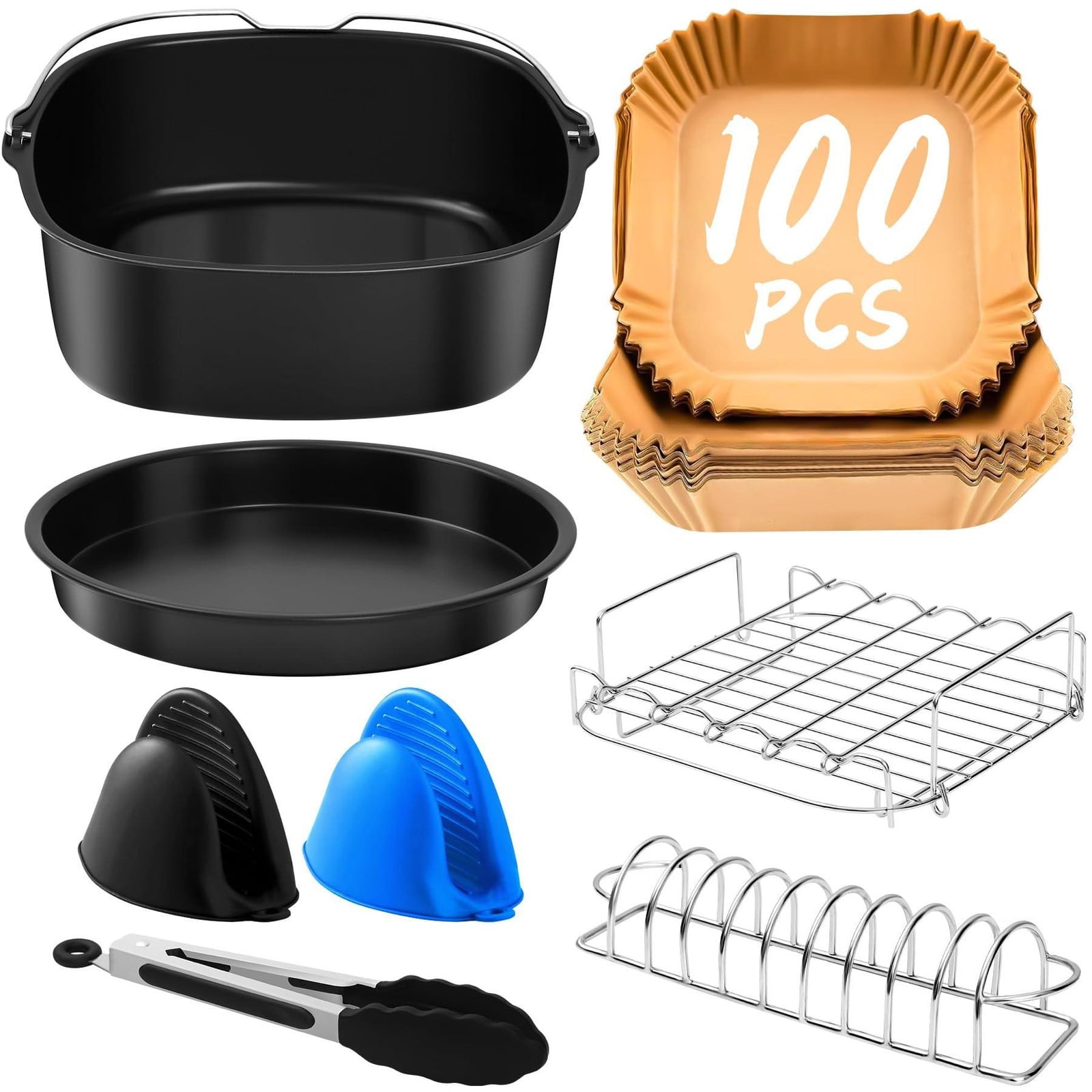 7-delige set accessoires voor je airfryer