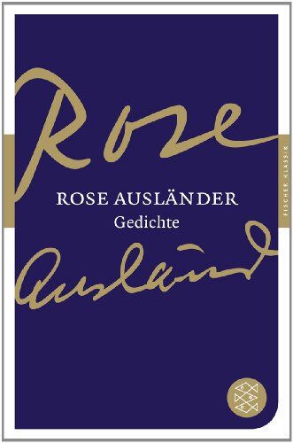 Rose Ausländer - Gedichte: (Fischer Klassik) - Preis vom 15.10.2026 23:06:25 h