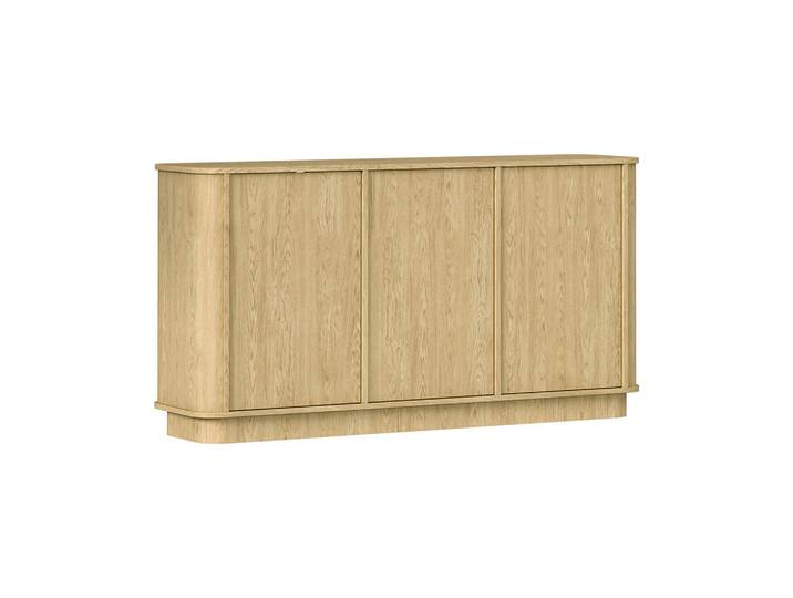 Petits-meubles Sideboard Halina Holz, Braun, Holzwerkstoff, 154x81.7x40 cm, Kleinmöbel, Kommoden, Sideboards