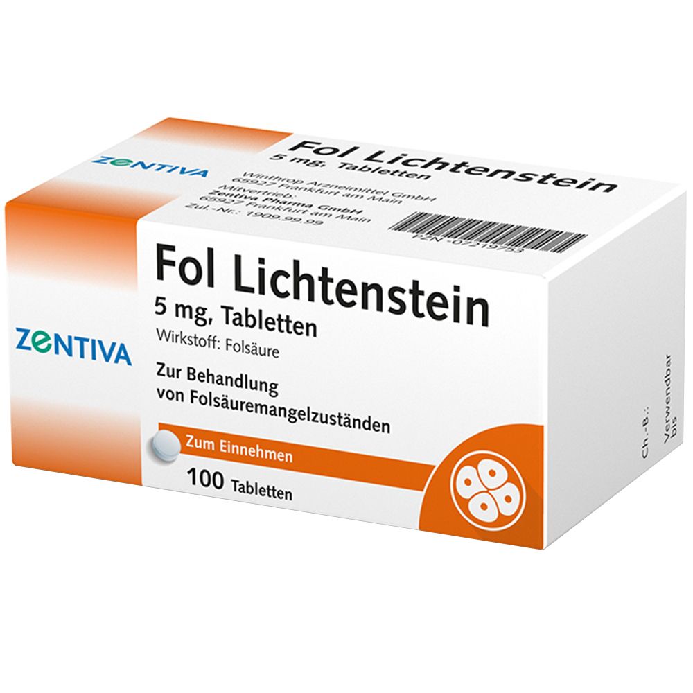 FOL Lichtenstein 5 mg Tabletten 100 St