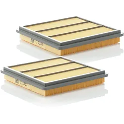 2x Luftfilter MANN-FILTER C 2332 Filtereinsatz