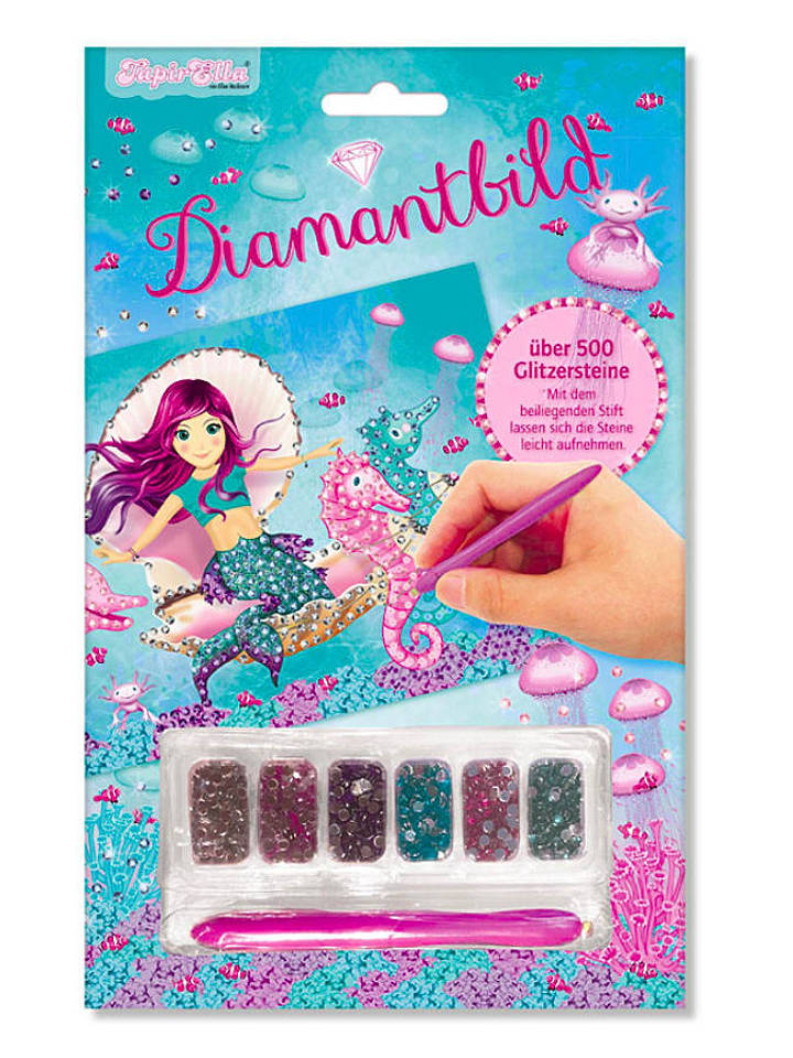 Lutz Mauder Diamond Painting-Set "Meerjungfrau Coralie" - ab 3 Jahren - onesize