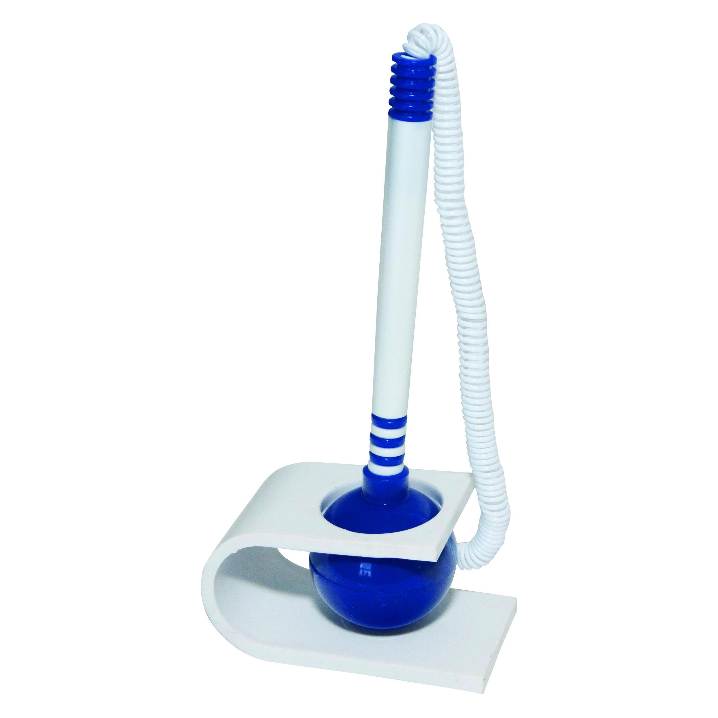 Office Products Kugelschreiber mit feder, vertikale position, selbstklebend, blau (1x) (41378676)