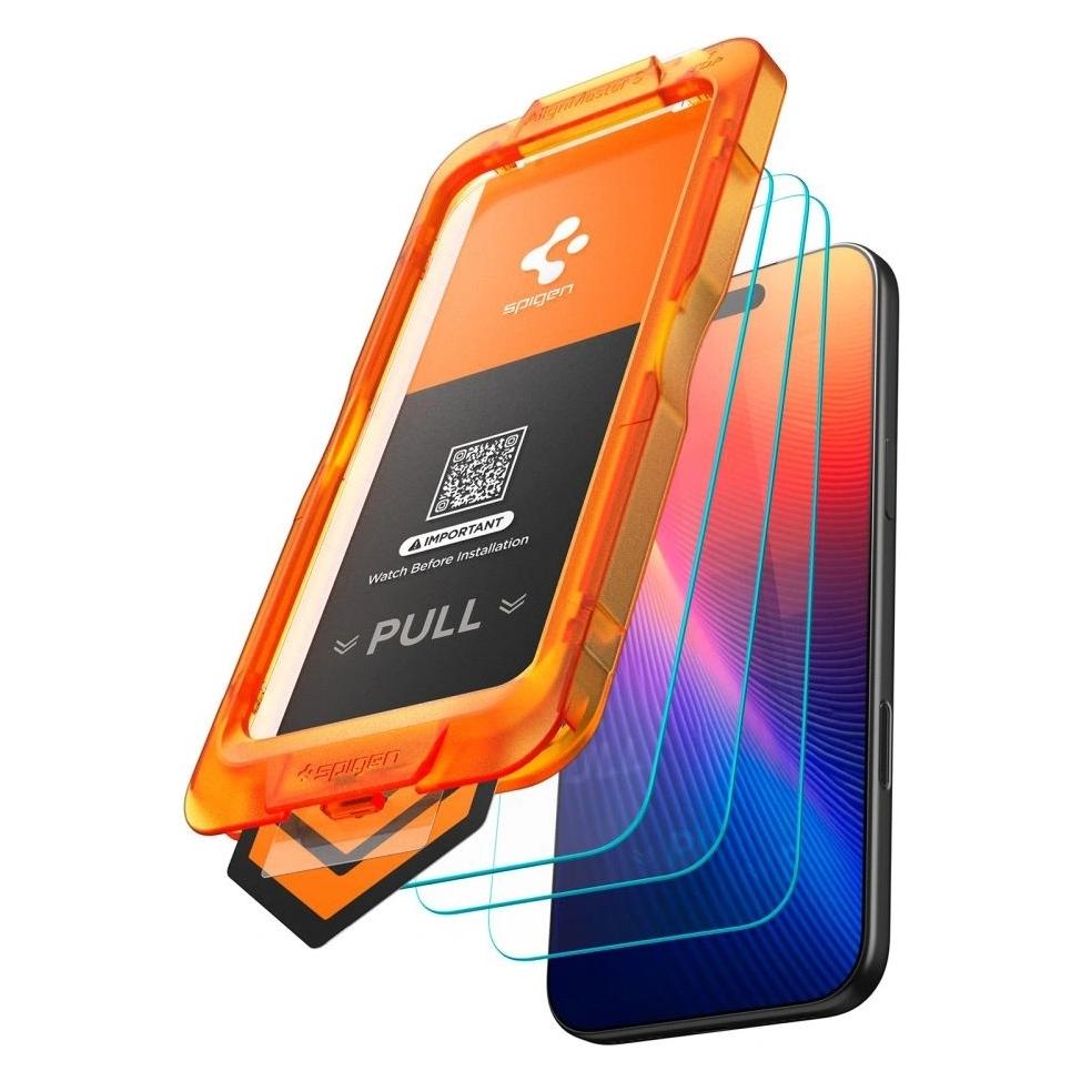 Spigen Glas.tR Align Master Slim (3 pack) (3 Stk., Apple iPhone 17 Pro Max) (8800283312317-AGL10099)