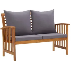 vidaXL, Gartenlounge, Kason (2x Bank + 2x Sessel + Tisch)