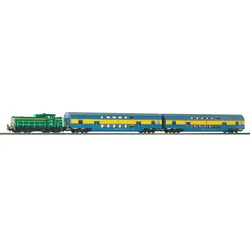PIKO 97934 H0 Start-Set SM42 mit Doppelstockwagen, PKP, Ep. VI