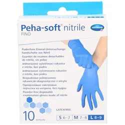 PEHA-SOFT nitrile fino Unt.Hands.unsteril pf L 10 St