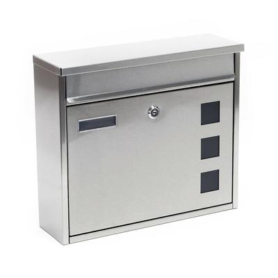 Helloshop26 - Design-Briefkasten wandmontierter Edelstahl-Briefkasten 16_0000059