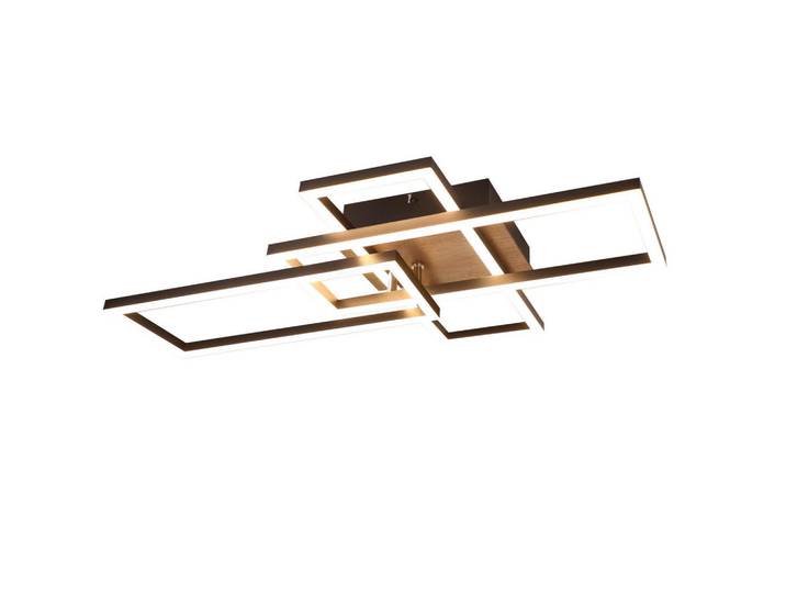 Nettlife Led-Deckenleuchte Mülheim 64.3/35/9.5 cm, Schwarz, Metall, LED integrated, 35x9.5x64.3 cm, Lampen & Leuchten, LED Beleuchtung, LED-Deckenleuchten