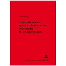 Brooks:Untersuchungen zur Syntax in obe, Fachbücher von Thomas Brooks