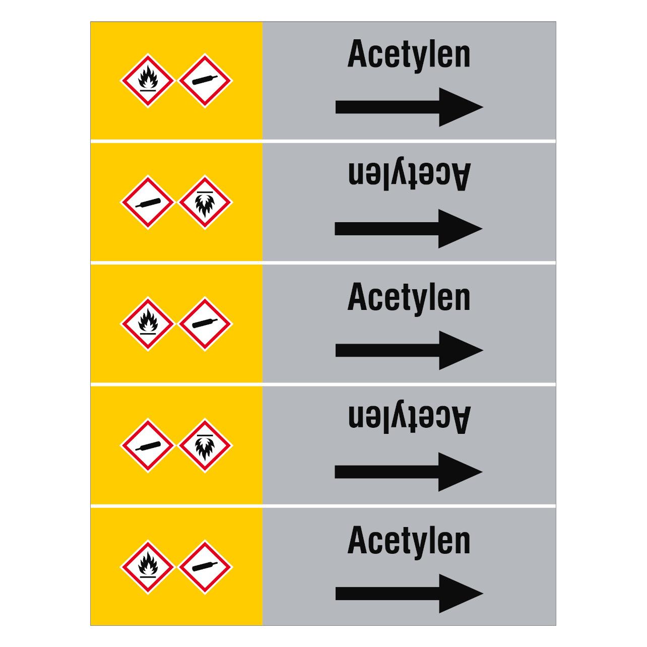 Brady ISO 20560 Rohrmarkierer - Gas (318927)