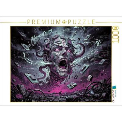 CALVENDO Puzzle Ein Motiv aus dem Kalender KI - Hysterie | 1000 Teile Lege-Größe 64x48cm Foto-Puzzle für glückliche Stunden