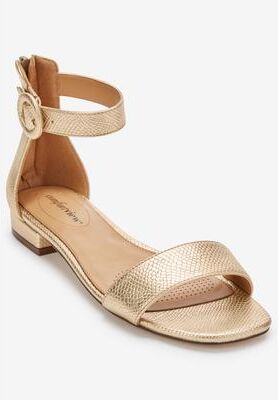 Women's The Alora Sandal by Comfortview in Gold (Size 11 M)