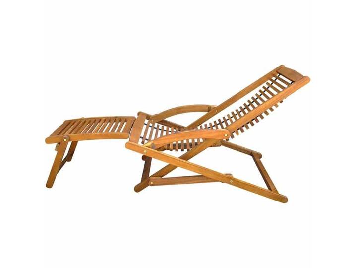 Sale 2026  Chaise de terrasse - burke - 1-personne - avec repose-pied Bois d'acacia solide Cc12