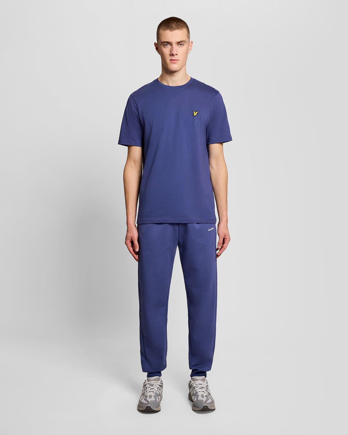 Baumwollmischung Schrift-Jogger