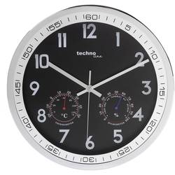 Techno Line WT 7981 Quarz Wanduhr 30 cm x 50 mm Chrom
