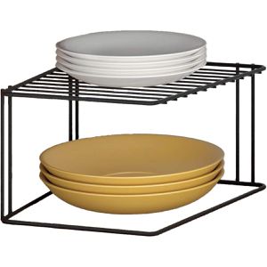 Metaltex Küchenregal Boxe Lava, 361301000, schwarz, für Arbeitsplatte, 25 x 15 x 25 cm