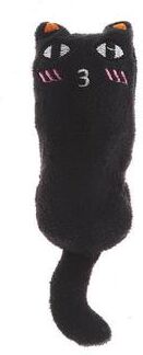 Perfect Picks Market Rustling Sound Catnip Toy For Kittens Plush Teeth Grinding Pillow Cute Cat Toy For Play And Relaxation black