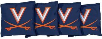 Skip's Garage Virginia Cavaliers Wahoos Blue Cornhole Bags