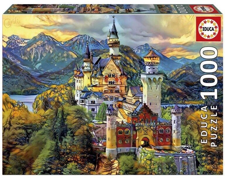 Puzzle 1000 pcs Château De Neuschwanstein - Educa