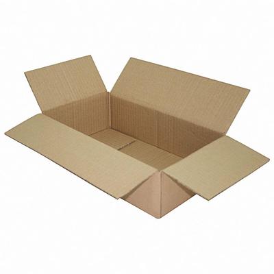VEPATIM 25x Faltkarton 350x200x90mm 1-wellig Dickwelle braun