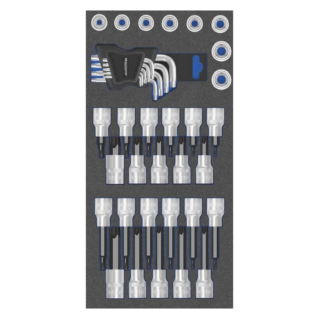 Matador MAT 8164 4092 - Steckschlüsselsatz, Schraubendreher, 1/2", TORX, 39-teilig (81644092)