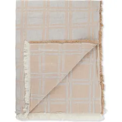 Dahlia Decke 130 x 180 cm, grau-beige
