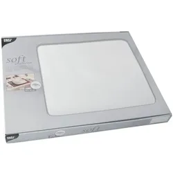 Papstar 100 Tischsets 30x40 cm einfarbig »soft collection« weiß, 40 cm