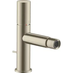 Hansgrohe AXOR Uno Bidetmischer, Brushed Nickel, Einhebel-Betätigung, Ausladung 124 mm, Auslaufhöhe 93 mm