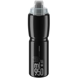 Elite Trinkflasche Jet Plus 950 ml schwarz schwarz / grau mit Schutzkappe