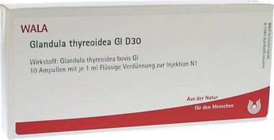 WALA Heilmittel GmbH GLANDULA THYREOIDEA GL D 30 Ampullen 10X1 ml 02830071