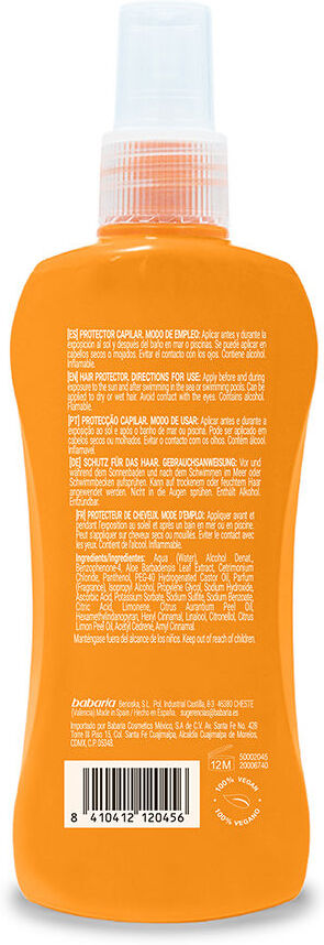 Babaria Protection Capillaire Sun LOVERS, crème solaire et soins capillaires 100 ml