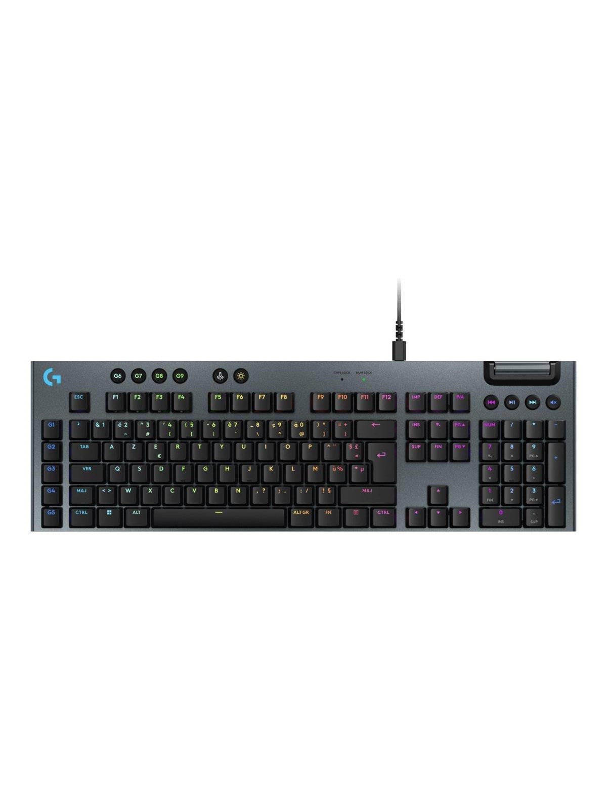 Logitech G915 X - 100% Full-size - Tactile - Gaming Tastatur - Französisch - Schwarz