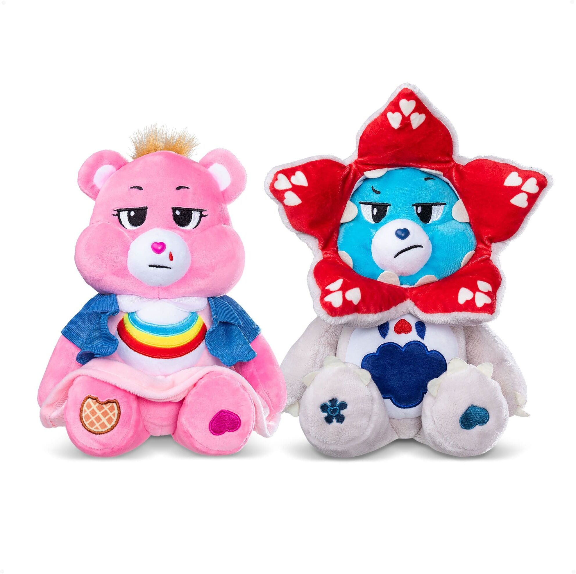 Care Bears Stranger Things 2 Pack Eleven ; Demogorgon 30cm Plush Set - Basic Fun