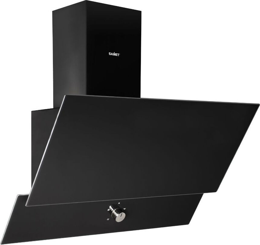 samet Turbine60 Cappa Cucina Aspirante A Parete Larghezza 60 Cm Classe D Colore Nero - Turbine60ne