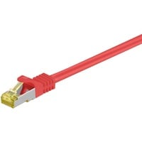 RJ-45 Patchkabel Cat 6.a S/FTP (PIMF), mit Cat.7 Rohkabel rot, 3 Meter, 500 MHz