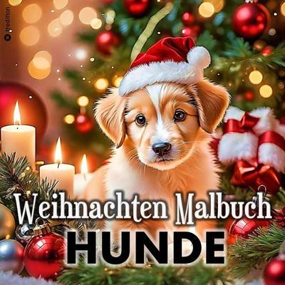 Malbuch Weihnachten für Erwachsene Hunde Weihnachten Süße Bescherung am Weihnachtsbaum, Taschenbuch von Beau Barkside, Tredition, 978-3-384-04670-3