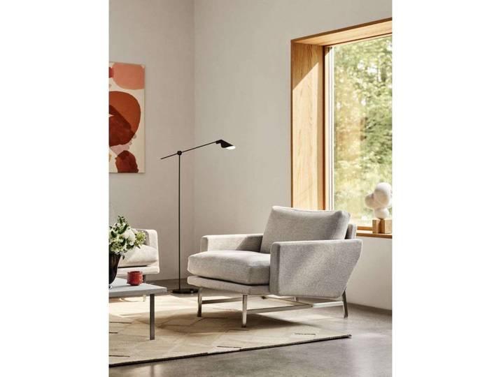 MS Series MS011 Stehleuchte Steel - Fritz Hansen - Wohnzimmer - Metall