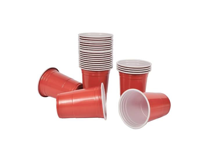 Beer Pong Becher 100 Stk. rot