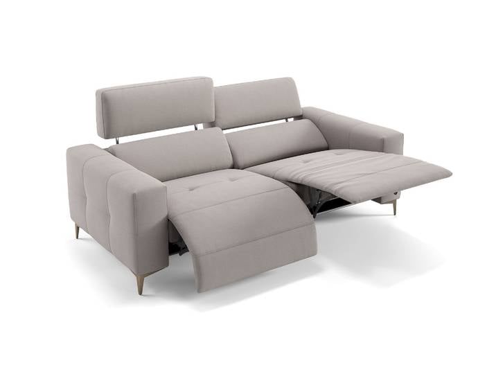 Stoff Relaxsofa NOLA 3-Sitzer Relaxfunktion Couch Sofagarnitur Sofagarnitur