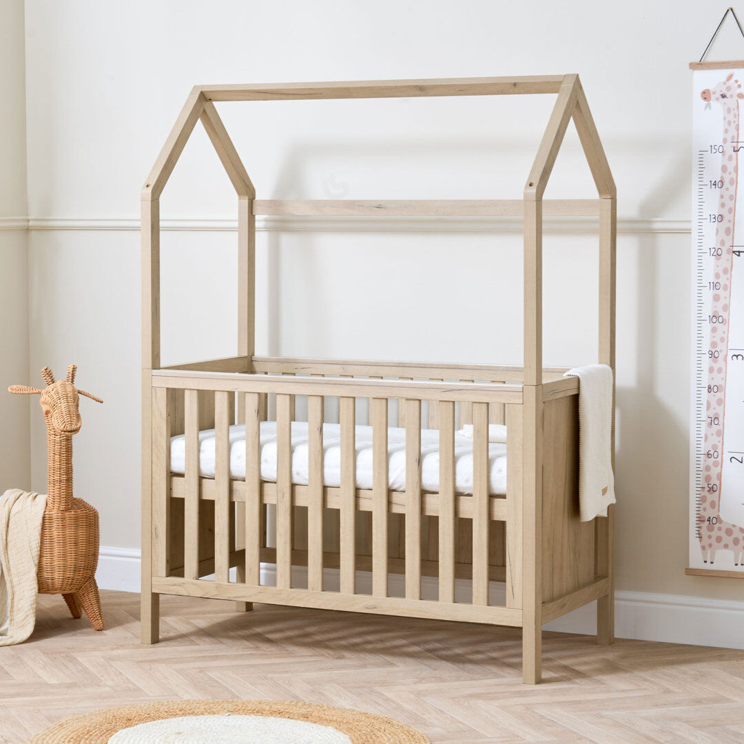 Tutti Bambini Casa 3 in 1 Cot Bed 120 x 60cm - Harvest Oak Beige Standard