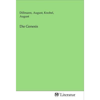 Die Genesis, Taschenbuch von , MV-Literatur, 978-3-96874-771-2