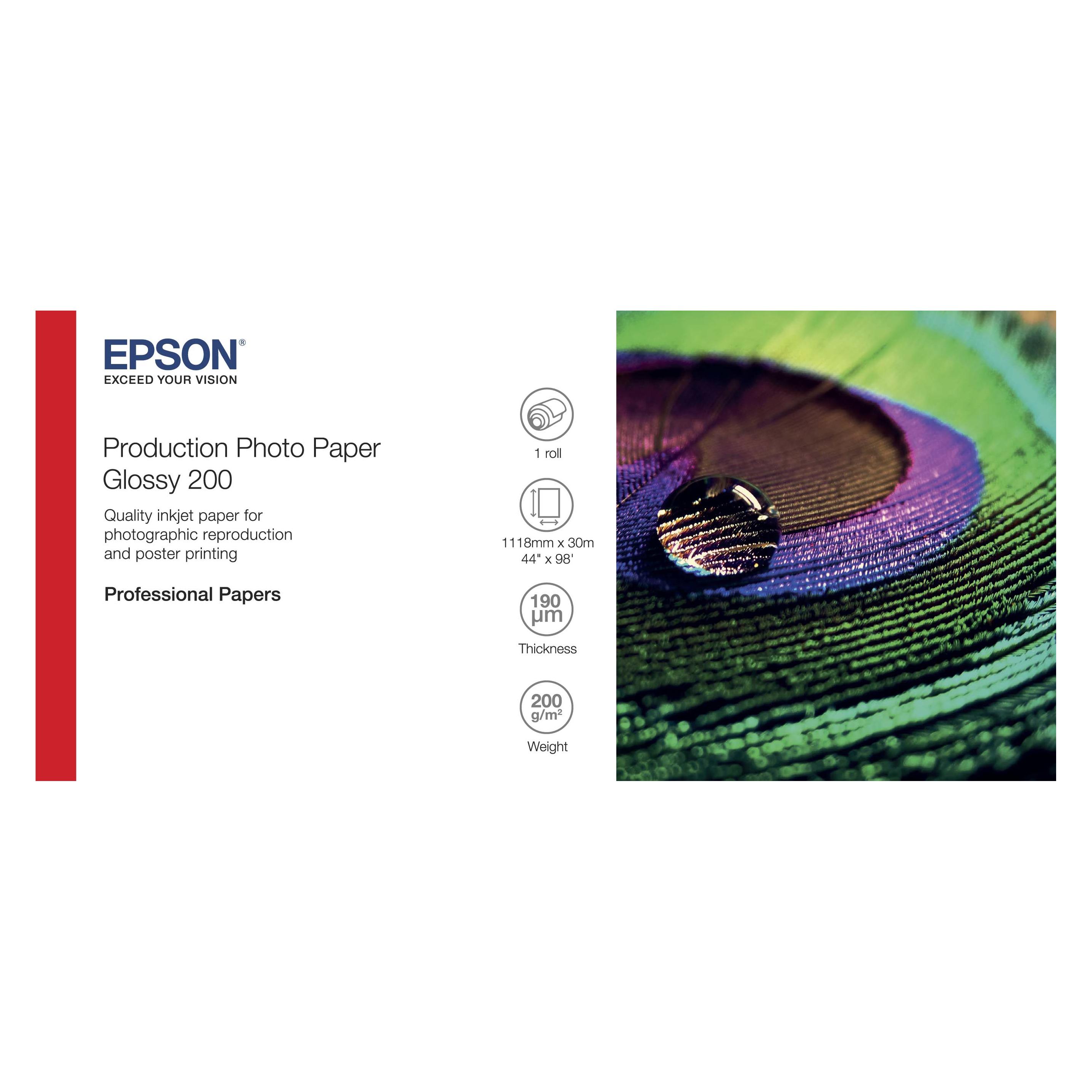 Epson Paper/Prod Photo Paper Gloss 200 (200 g/m², 111.8 cm x 30 m) (C13S450373)