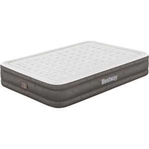 Bestway Luftbett Fortech, selbstaufblasend, 203 x 152 x 36cm, eingebaute elektrische Pumpe