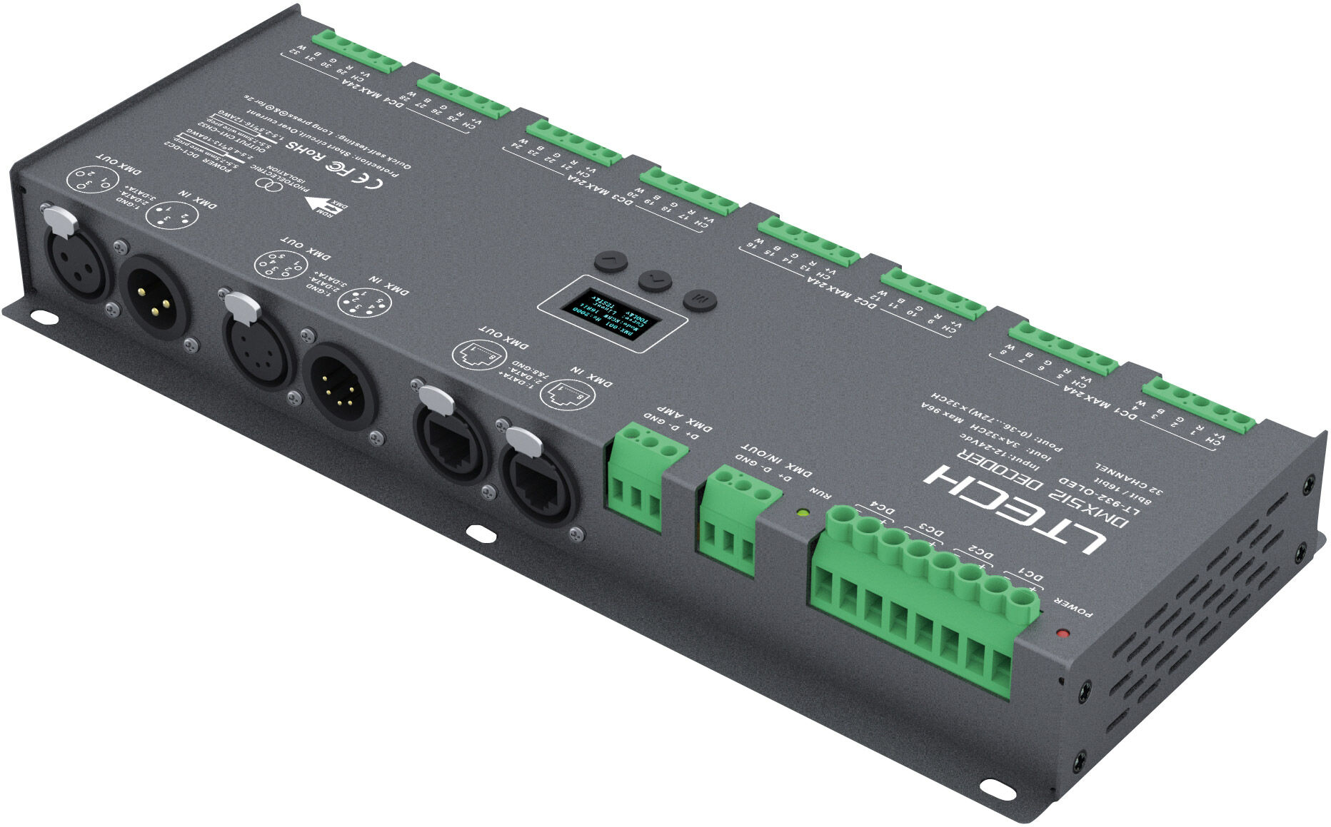 Ltech Dmx Led-Treiber 32x 3a