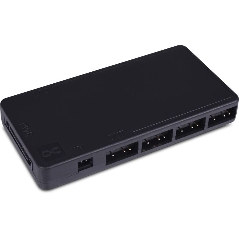 Alphacool Core 11x 3-Pin DRGB Splitter LED Controller RGB-Controller für Lüfter (25669)