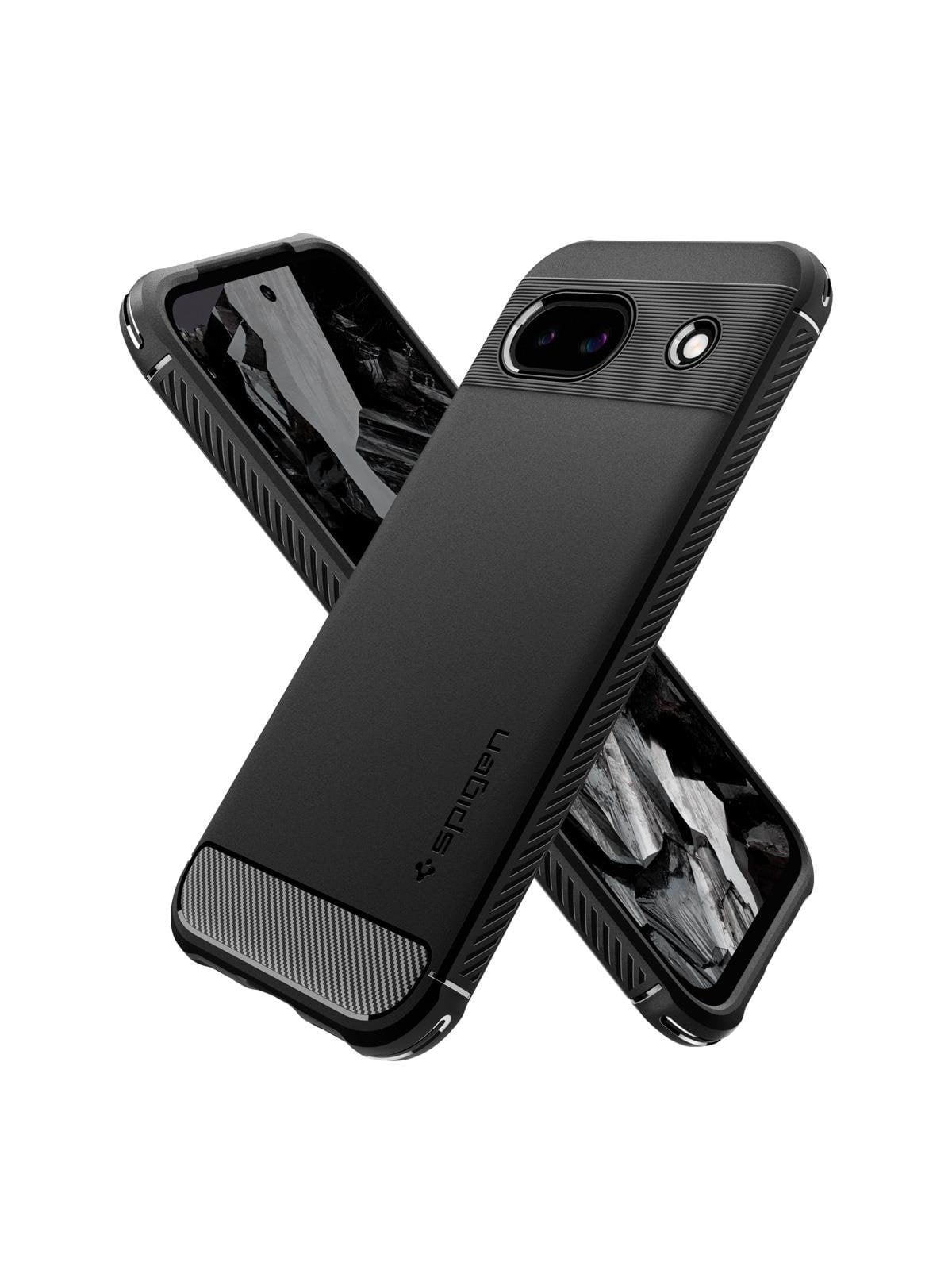 Spigen Rugged Armor for Google Pixel 8a - Matte Black