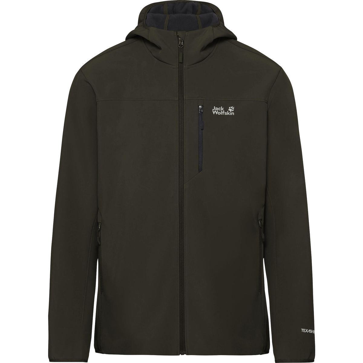 Jack Wolfskin Wild Winds Hooded Jacket M obsidian moss (E0205) S A66308_E0205_A06